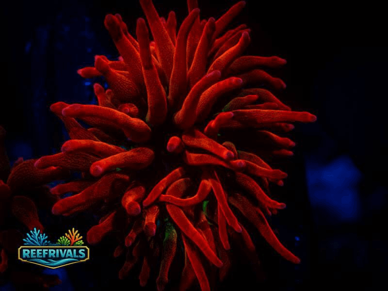 TSA Blackwidow BTA coral image | ReefRivals TSA Blackwidow BTA coral image from ReefRivals, listed as Actiniaria sp. and Soft Coral